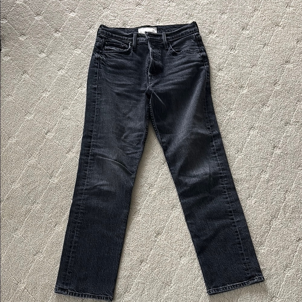 MOTHER Black Ankle & Cropped Jeans